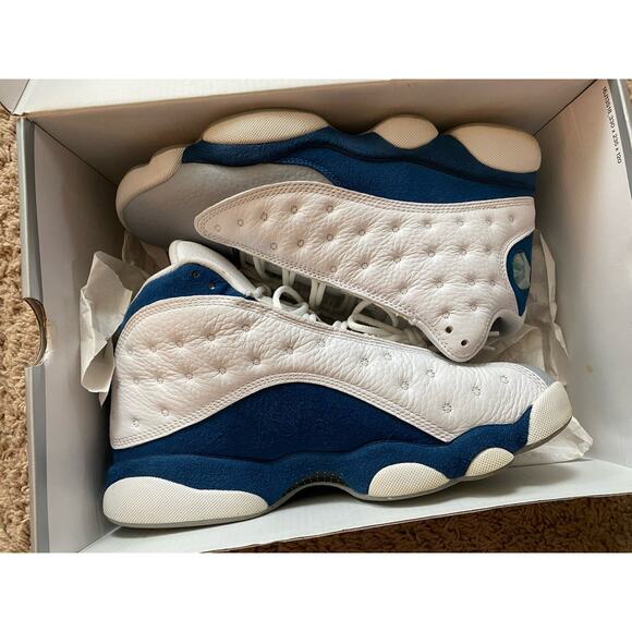 Air Jordan 13 Retro 'French Blue' Men's Size 8 Sneakers - Picture 1 of 11